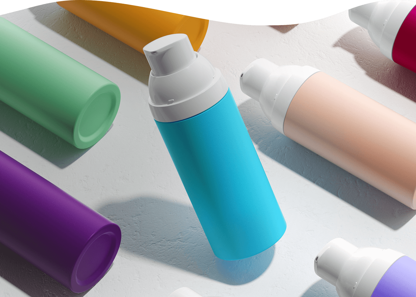 Colore personalizzato per prodotti di imballaggio cosmetico